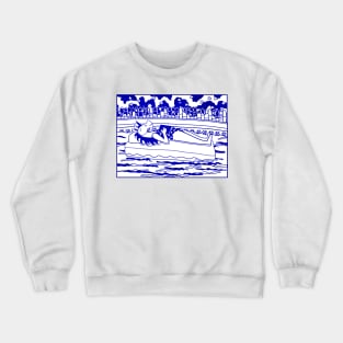 Pool Time Unicorn V2 Crewneck Sweatshirt